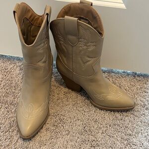 Forever Link Taupe Ankle Booties